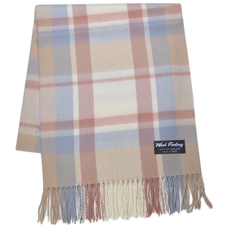 15.[BT]★ピーチブルー(544) | (BIGボタン付き大判ストール) ストール レディース | curvy's 