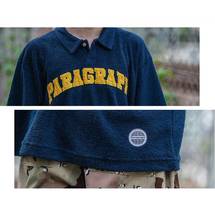Paragraph パラグラフ 正規品 アーチロゴ ポロシャツ/全4色[品番