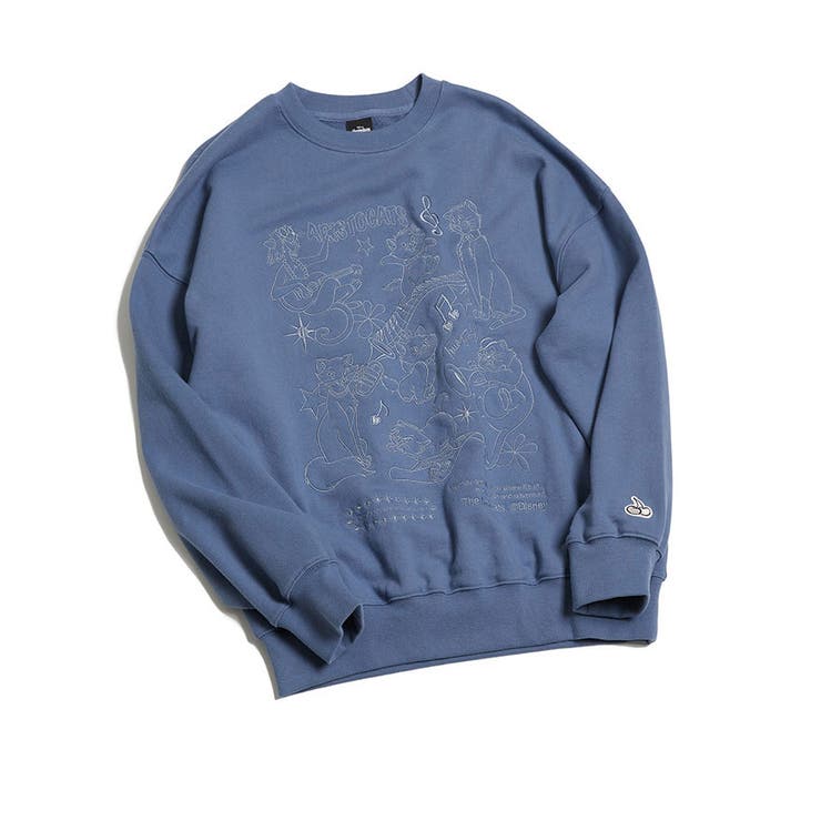 KIRSH×Disney ARISTOCATS_EMBRO SWEATSHIRTS[品番：PBIW0001039