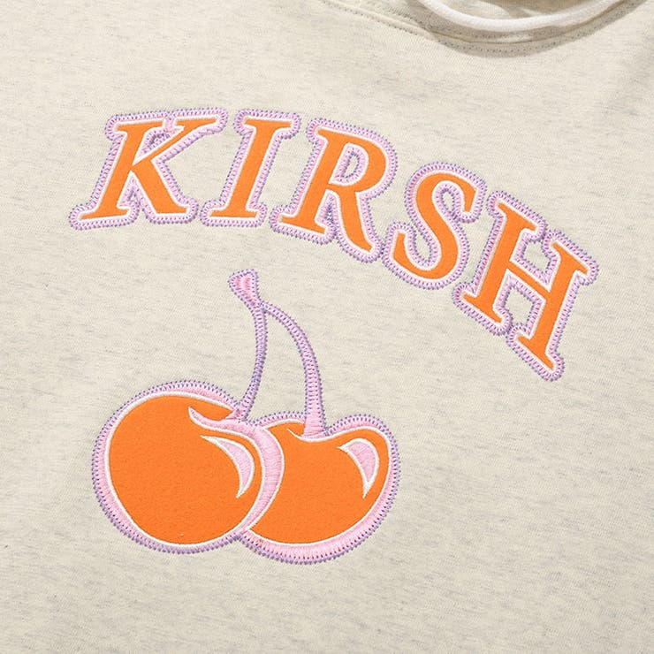 kirsh キルシー　トレーナー　韓国　さくらんぼ　オレンジ　M
