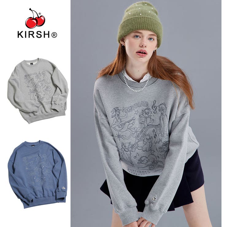 KIRSH×Disney ARISTOCATS_EMBRO SWEATSHIRTS[品番：PBIW0001039