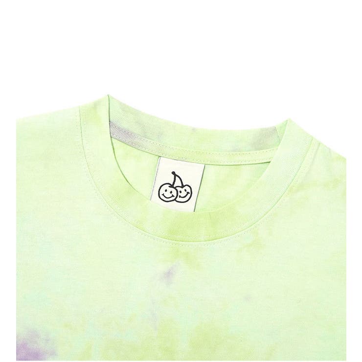 CIRCLELOGOT-SHIRTHS/ドゥードルチェリータイダイサークルロゴTシャツ/GRN(グリーン)/GRL