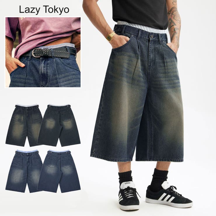 デニムパンツ メンズ ハーフパンツ[品番：PBIW0003128]｜DAESE TOKYO