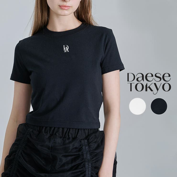 DAESE TOKYO クロップド刺繍TEE | DAESE TOKYO | 詳細画像1 