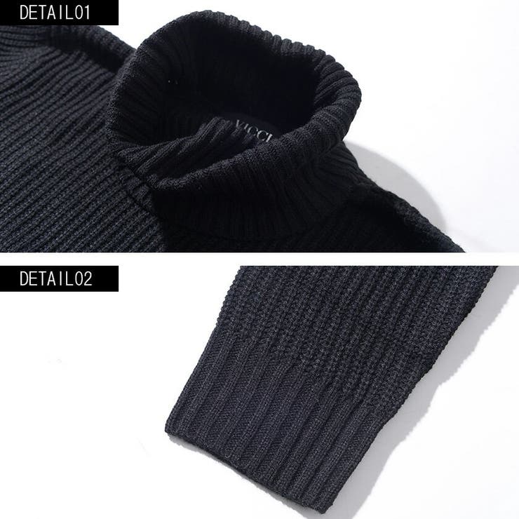 畦編みタートル長袖ニットソー ニット タートルネック | DAESE TOKYO | 詳細画像6 