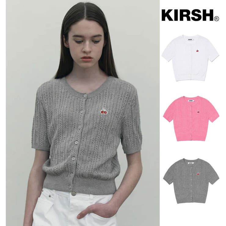 韓国ファッション】KIRSH キルシーチェリーブーツカットデニム
