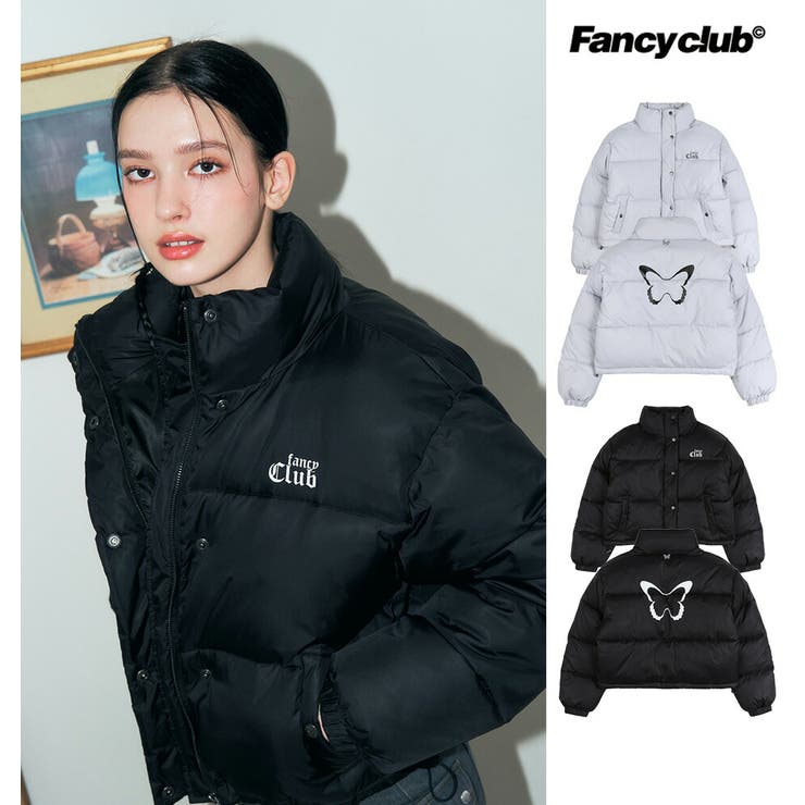 Fancy Club ブラック ジャンパー・ブルゾン 完売品 Fancy Club ブラック ジャンパー・ブルゾン 完売品