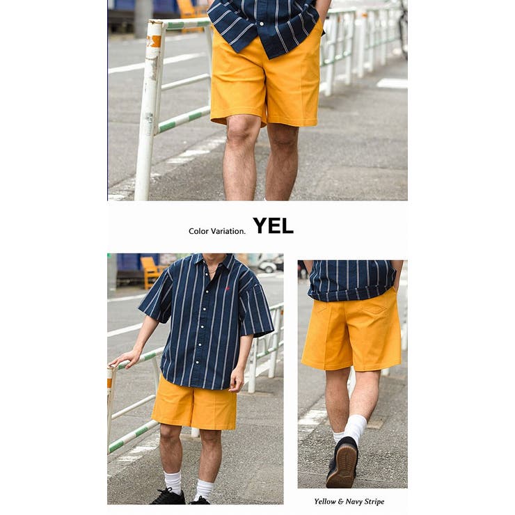 オールズ) OAR'S パンツ ひざ丈 膝丈 ハーフパンツ 星 スター