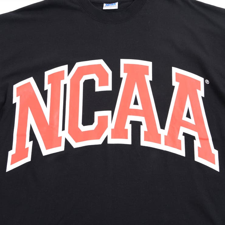 NCAA ビッグロゴプリントクルーネック半袖Tシャツ 全4色[品番 