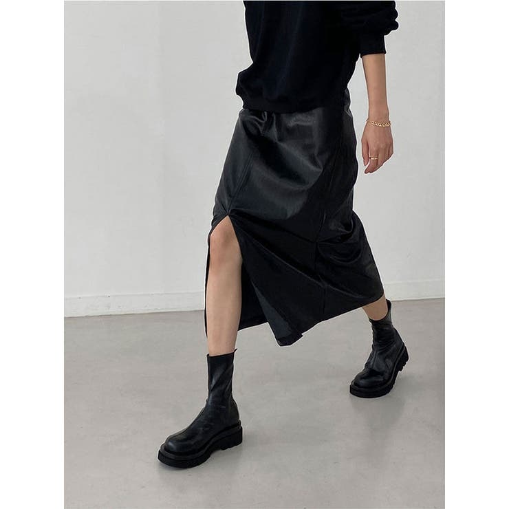 フェイクレザーショートブーツ 全2色 韓国系 | DAESE TOKYO | 詳細画像6 