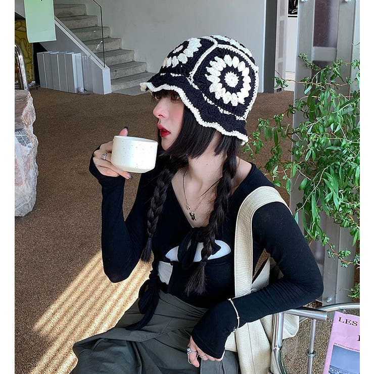 格安SALEスタート!の商品をすべて NO.138✪クロシェハット/フードニット帽 （52ページ目 帽子