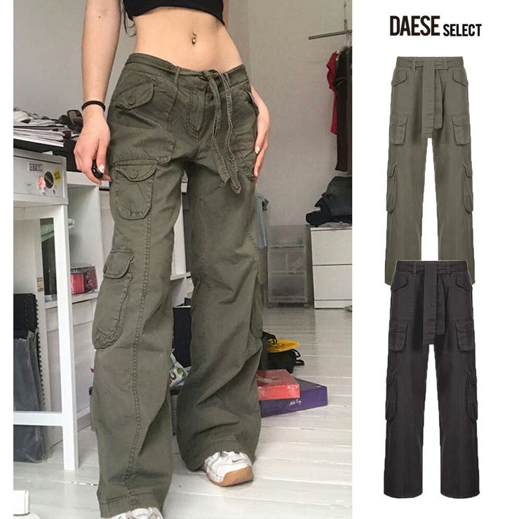 「H」カーゴパンツ レディース　Ｓサイズ カーゴパンツ レディース 夏[品番：JOKW0017347]｜REAL STYLE