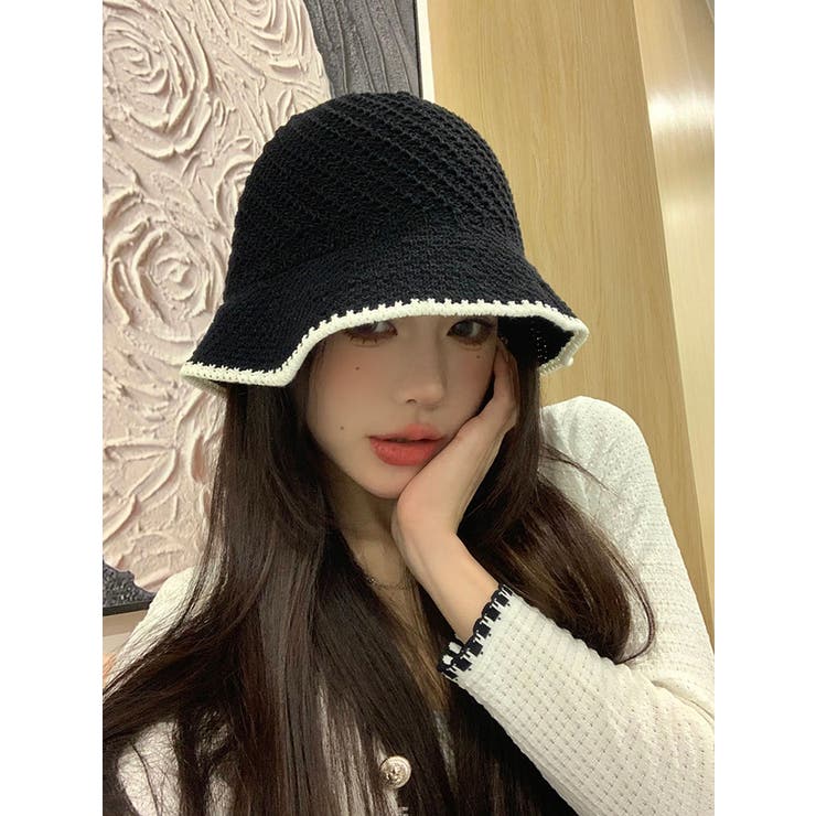 サマーニットバケットハット 全2色 帽子[品番：PBIW0002175]｜DAESE