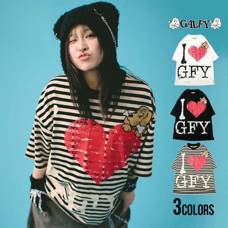 GALFY【ガルフィー】クルーネック 愛犬家お土産TEE 全3色 | DAESE TOKYO | 詳細画像1 