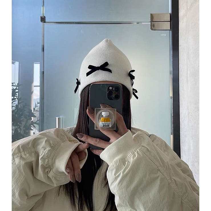 ベロアリボン ニットビーニー 全2色 | DAESE TOKYO | 詳細画像3 