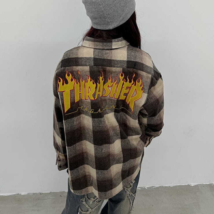 THRASHER スラッシャー ネルチェック[品番：PBIW0002874]｜DAESE