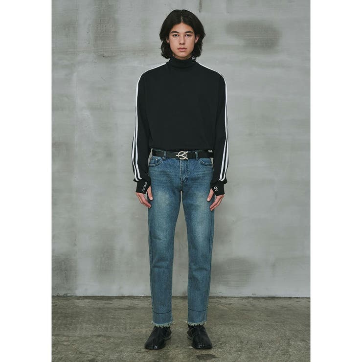 OY オーワイ ロゴ バックル レザーベルト　本革　シルバー 美品】OY オーワイ 正規品 高級レザーベルト 本革真鍮