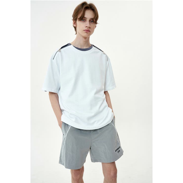 OY Tシャツ ホワイト OY オーワイ スモークトリプルロゴジップTシャツ[品番