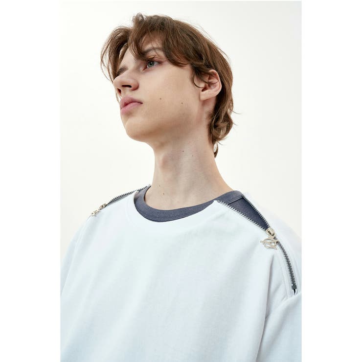 OY オーワイ スモークトリプルロゴジップTシャツ[品番
