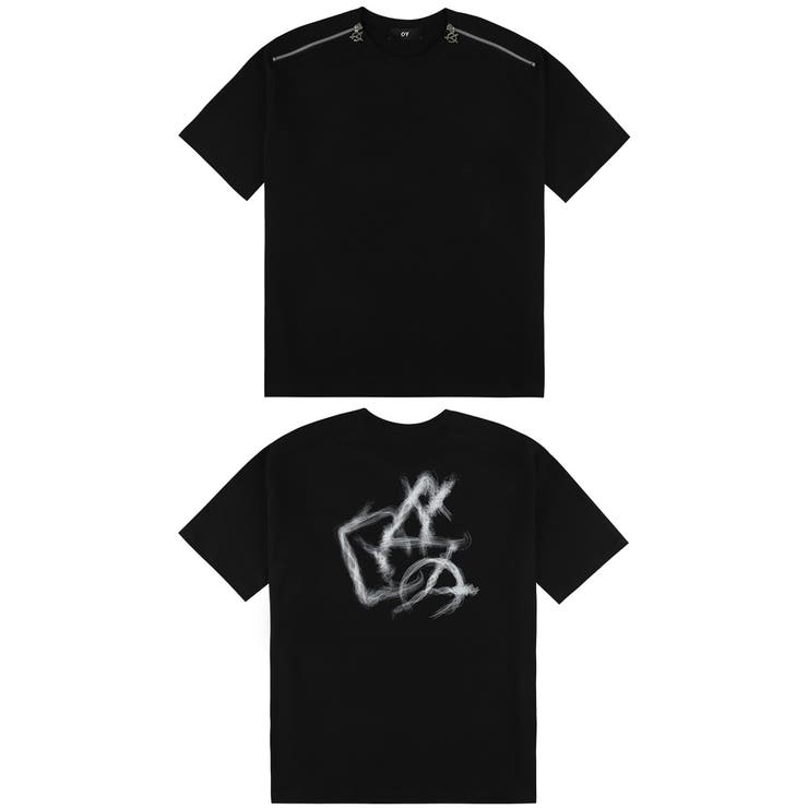 OY オーワイ スモークトリプルロゴジップTシャツ[品番