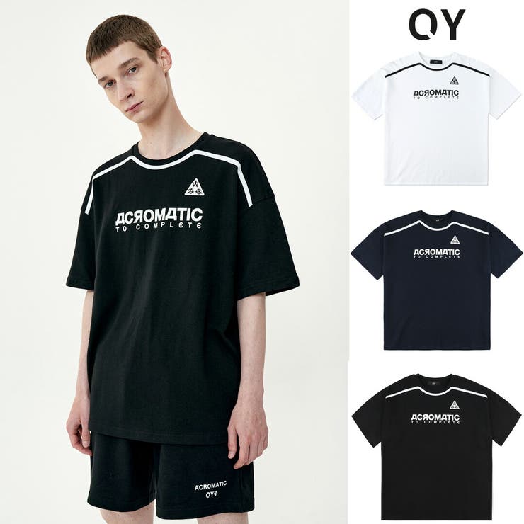 高い品質 OY オーワイ エンブレムスローガンロゴTシャツ[品番 トップス