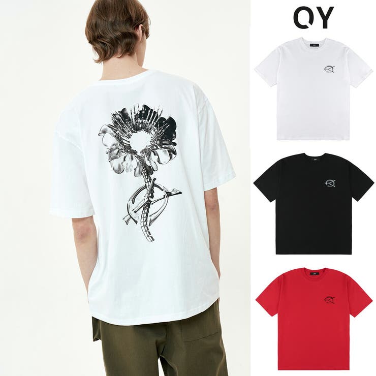 OY オーワイ ボーンフラワーロゴTシャツ[品番：PBIW0000104