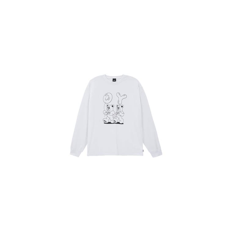 ★OY★BLAZE LOGO LONG SLEEVE-WHITE★正規品/韓国直送料込/人気 72948088b_b_06_500.jpg