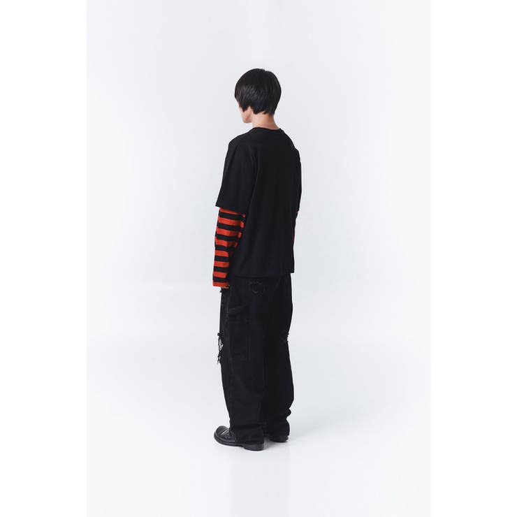 OY レイヤードボーダー ロンT[品番：PBIW0001894]｜DAESE TOKYO