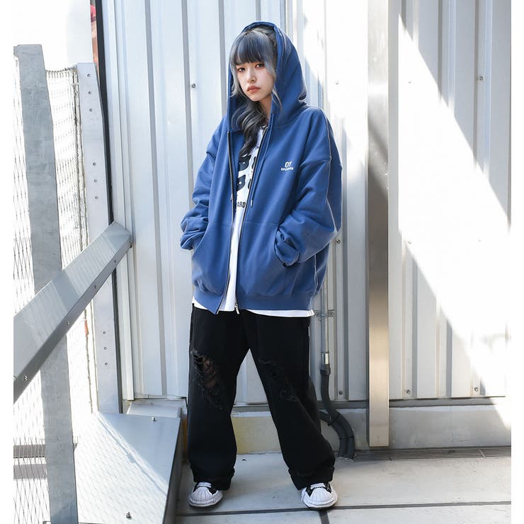 ★OY★WRINKLE ODOLLY LONG SLEEVE-BLUE★正規品/韓国直送料込 OY (오와이) Ι OPENYARD