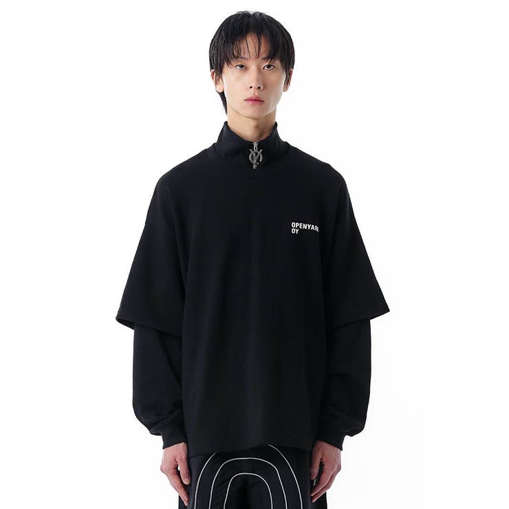 OY/オーワイ』L.T ZIPPER POLA LONG SLEEVE/ジップポーラ 長袖カットソー-