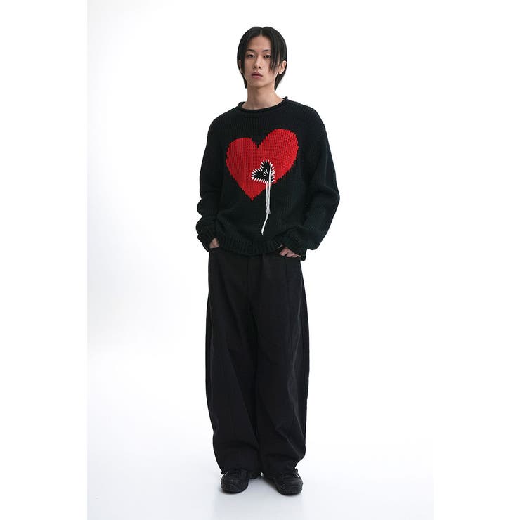 OY ハートステッチニット HEART[品番：PBIW0002561]｜DAESE