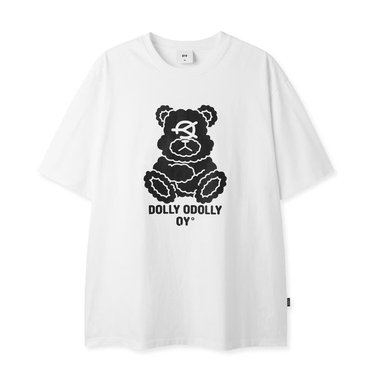 OY Tシャツ ホワイト くま 地雷 OY/オーワイ』ホワイトODOLLY T くま