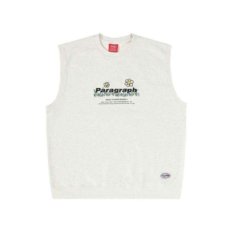売れ筋がひ贈り物！ Paragraph フラワーロゴベスト[品番：PBIW0000278 パラグラフ トップス