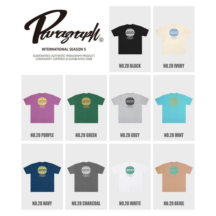 Paragraph パラグラフ ロゴTシャツ[品番：PBIW0000279]｜DAESE TOKYO