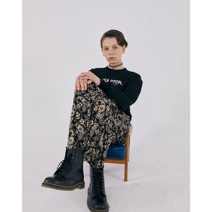 SCULPTOR スカルプター ロゴロングスリーブTシャツ[品番：PBIW0000725