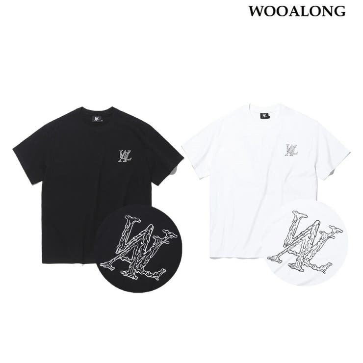 tシャツ WOOALONG(ウアロン)/OG logo T-shirt /OGロゴTシャツ レディース WOOALONG OG logo T-shirt (WOOALONG/Tシャツ・カットソー