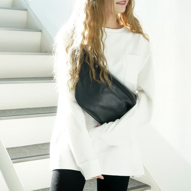 USAコットンビッグシルエットクルーネック長袖無地Tシャツ Tシャツ 長袖 | DAESE TOKYO | 詳細画像1