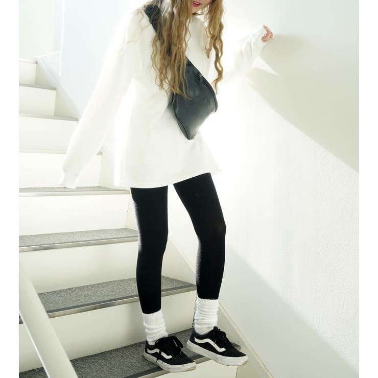 USAコットンビッグシルエットクルーネック長袖無地Tシャツ Tシャツ 長袖 | DAESE TOKYO | 詳細画像3