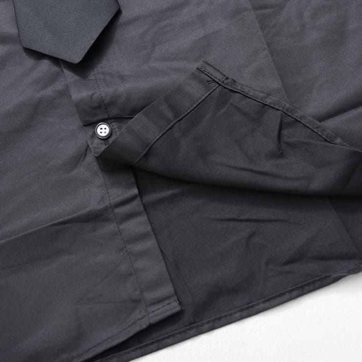 CV select【シーブイセレクト】ネクタイ付き垂らしベルトデザイン長袖シャツ… | ililil | 詳細画像14 