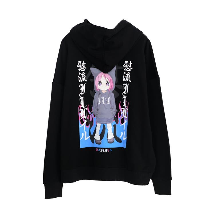 ililil慰流アニメガールパーカー 全1色 パーカー[品番