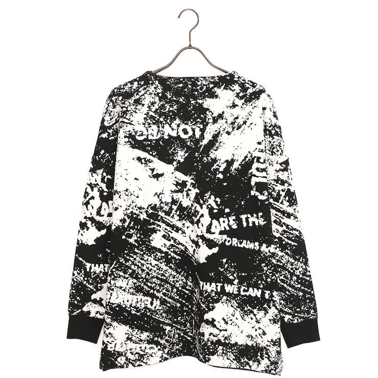 CIVARIZE【シヴァーライズ】総柄デザインクルーニット 全2色 ニット