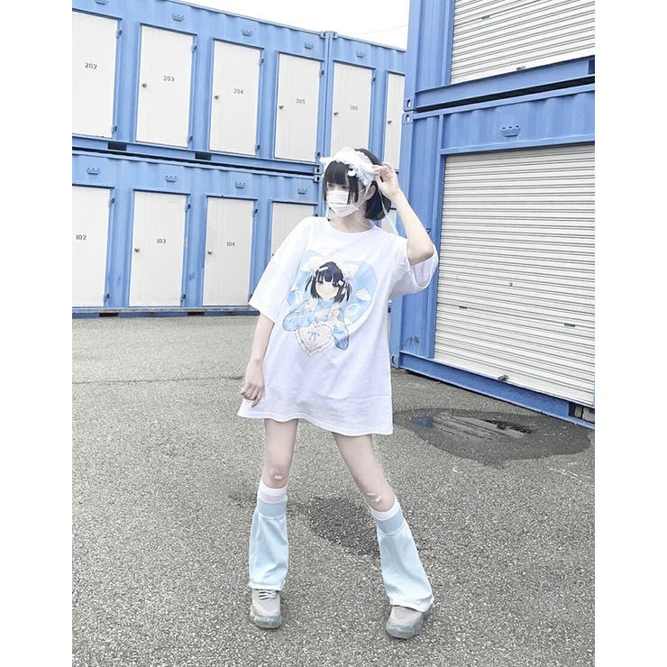 【驚きの値段】 ilililねこみみてんしちゃんTシャツ 全1色ねこみみ イラスト トップス