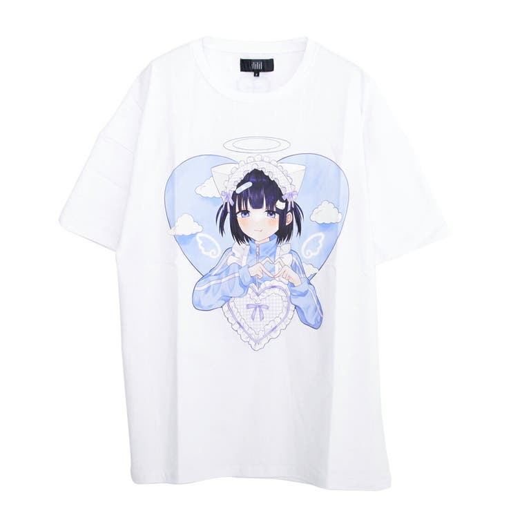 MILKBOY - ililil【イルイルイル】ねこみみてんしちゃんTシャツ