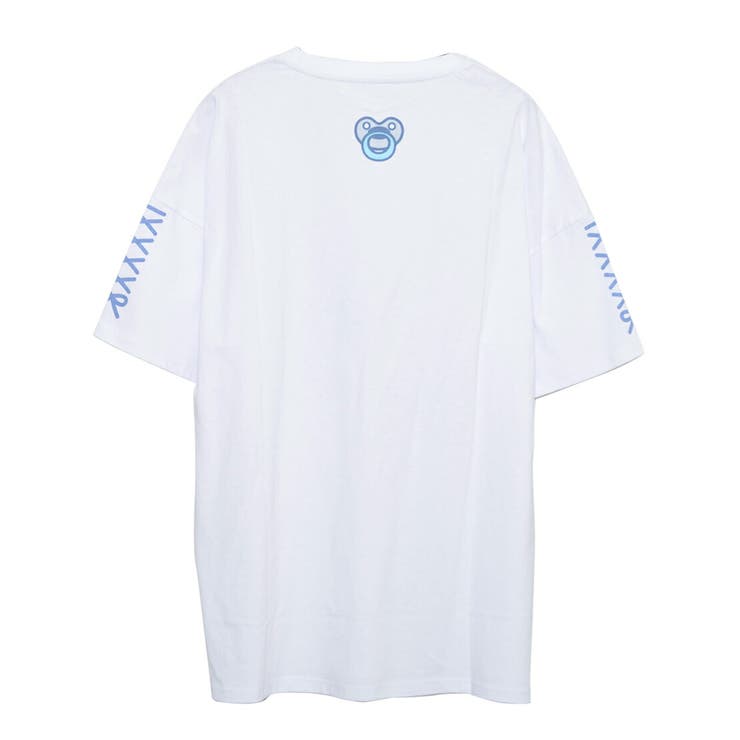 ilililばぶたんうさぎはくものうえTシャツ 全1色mineco ばぶたん[品番  