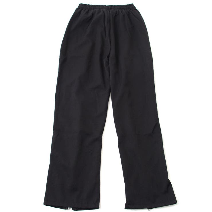 izBLACKセンターZIPデザインワイドパンツ 全1色 ワイドパンツ