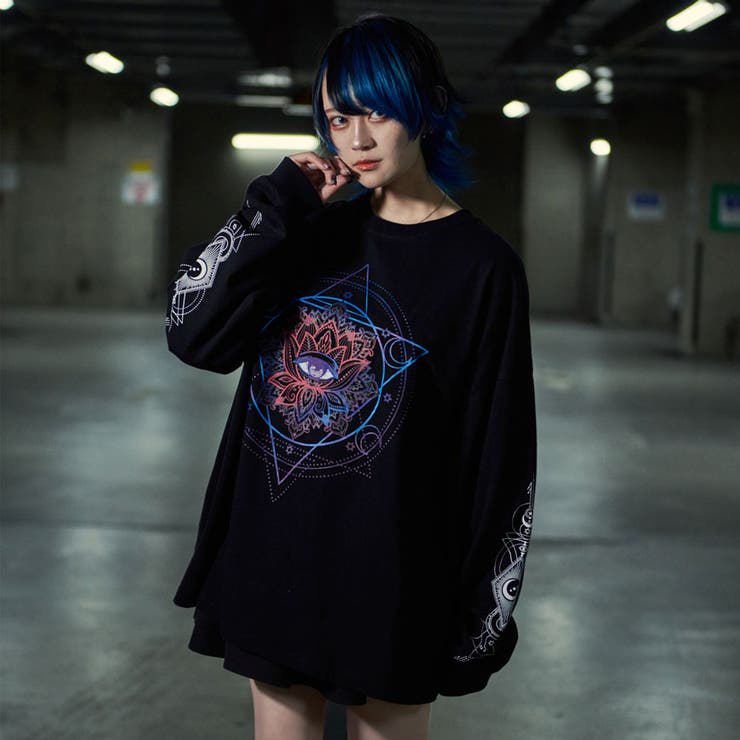 ililil イルイルイルHeart with thorns 長袖TシャツロンT-