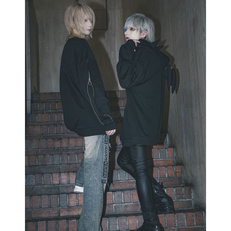 ililil【イルイルイル】レントゲン頭蓋骨すうぇっと 全1色 スウェット