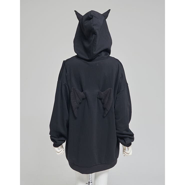 ililil悪魔の羽が生えちゃったよパーカー 全1色 パーカー[品番