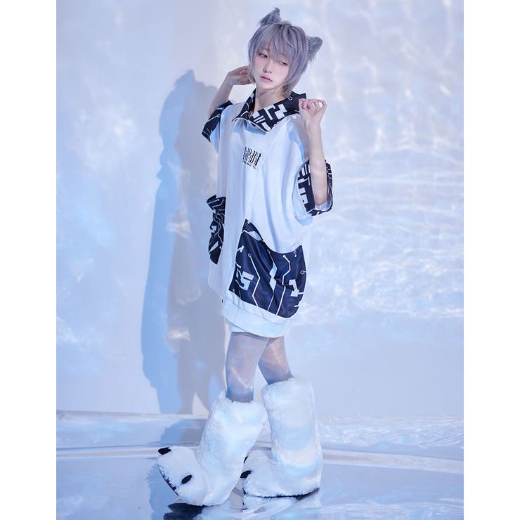 ililil【イルイルイル】PCの中の人ジャージ 全1色ジャージ 半袖[品番