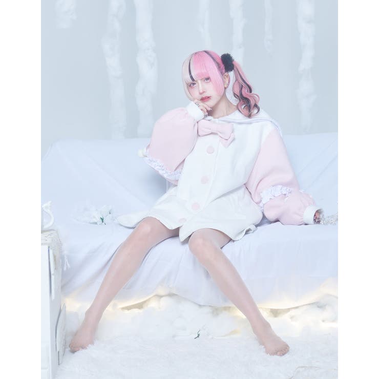 ilililふわふわえんじぇるちゃん 全2色 メルトン[品番 ilililふわふわえんじぇるちゃん 全2色 メルトン[品番